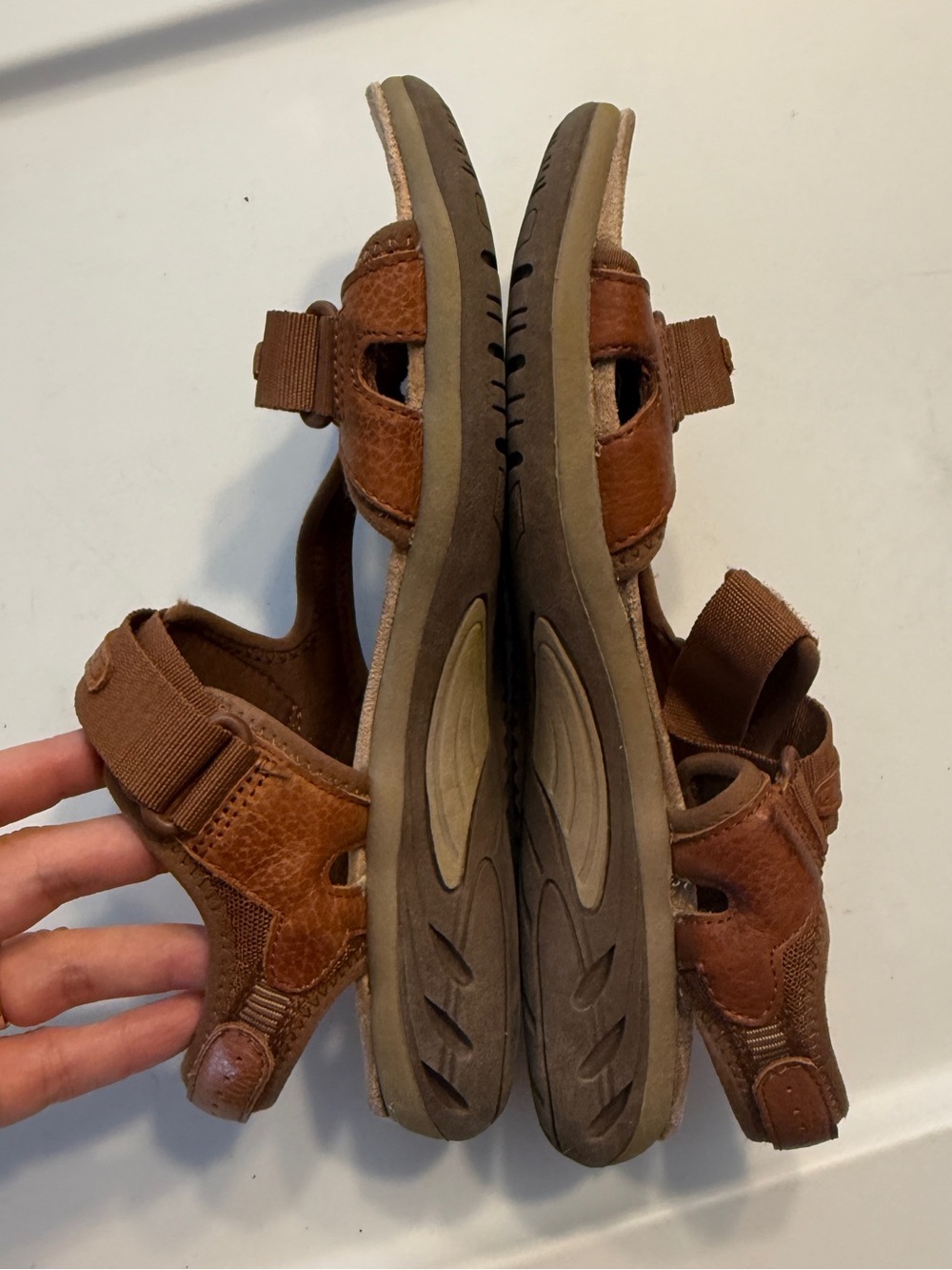 Earth Spirit Adelaide Brown Leather Casual Strap Leather Sandals Womens 8.5 - Picture 8 of 11